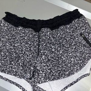 Lululemon Athletica Black and White Athletic Shorts